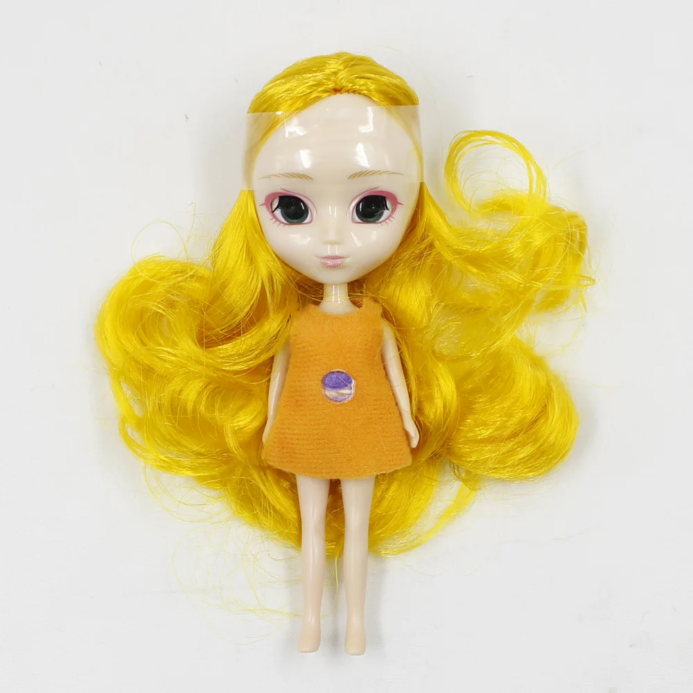 Мини кукла Blyth без челки 12 см много видов hari с случайным платьем DIY модные игрушки |