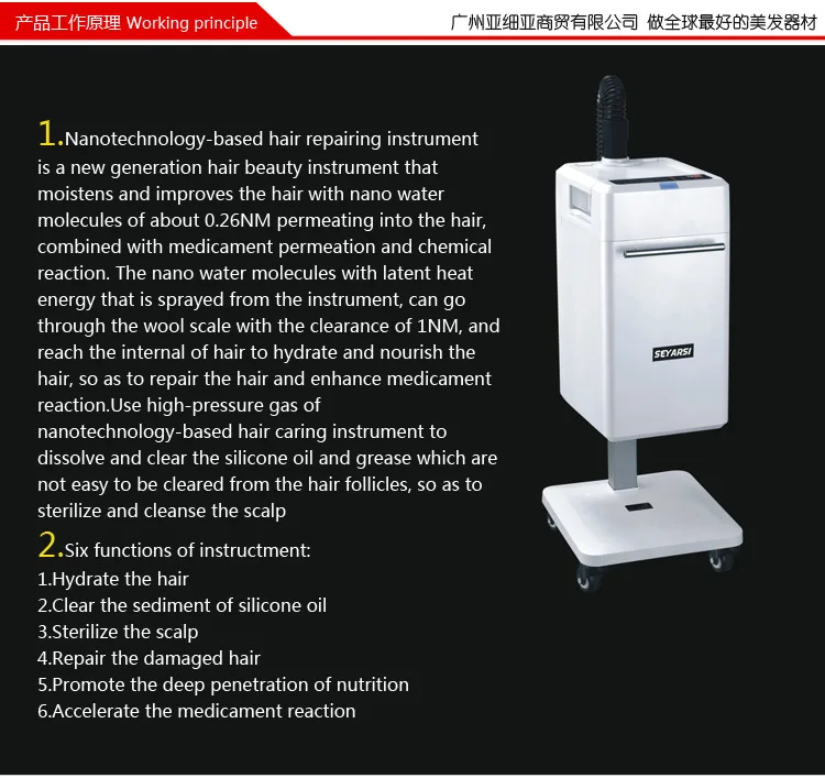 Аппарат для ухода за волосами увлажнитель волос застежка S88 коричневый цвет |