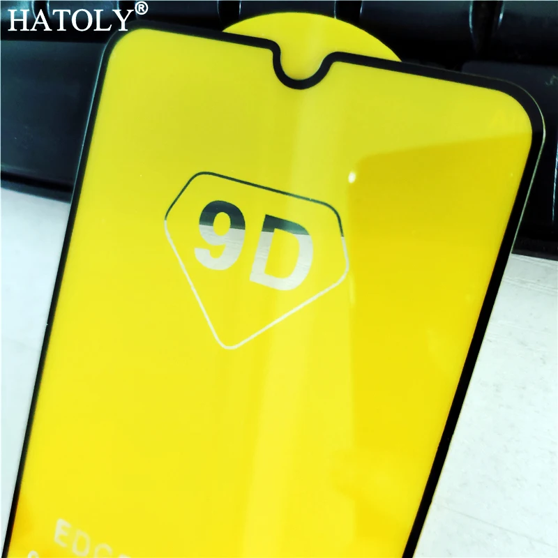 Защитное стекло 5D на весь экран закаленное для Samsung Galaxy A50 защитная пленка