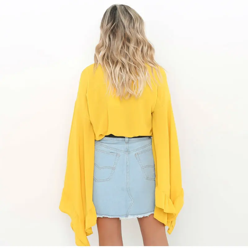 Как ромашка Повседневное Для женщин Блузки для малышек белый черного желтого