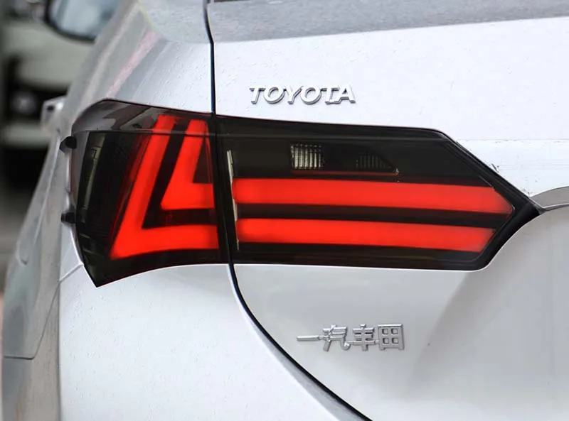 Светодиодный задний светильник s для Toyota Corolla тормозной сигнальный задний светильник стоп задние лампы в сборе для Lexus style