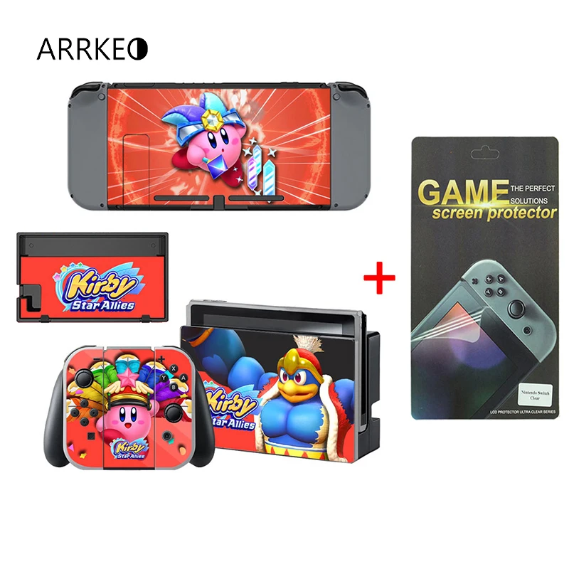 ARRKEO Kirby защитная виниловая наклейка на экран пленка кожу для Nintendo Switch NS консоль