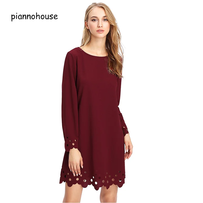 Piannohouse 2018 Летняя новинка платье женская одежда Вязание перфорированная ткань