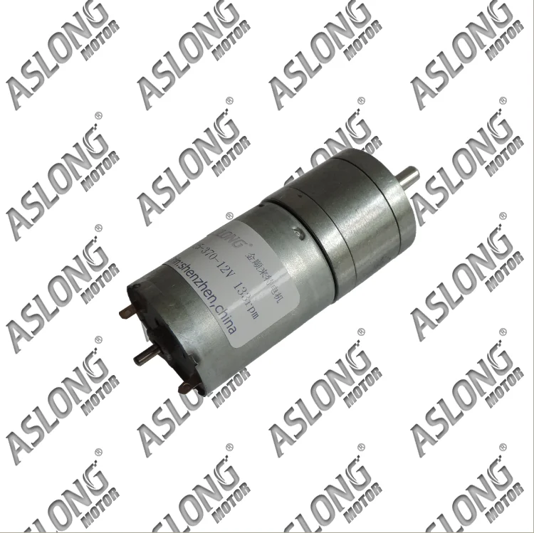2 шт./лот! Aslong JGA25 370RC 6 12 В Dc мотор микромотор редуктор Реверсивный с D валом|dc motor|gear
