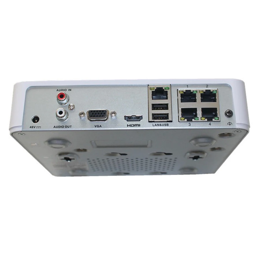 Чисто английский прошивки hik PoE NVR ds-7104ni-sn/p Embedded plug &amp play поддерживается 2mp ip-камера