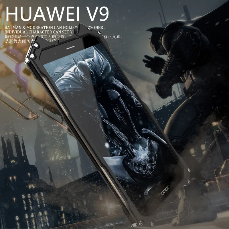 Чехол для Huawei Honor 8X оригинал R-JUST Бэтмен броня алюминий металл honor 10 9 Lite 8 play