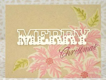 Металлические штампы с надписью &quotMERRY&quot декоративные для скрапбукинга стальное