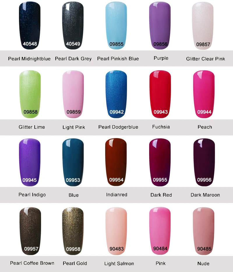Belen 7 мл УФ светодиодный Гель-лак для ногтей Lucky Pure Color впитывающий Полупостоянный