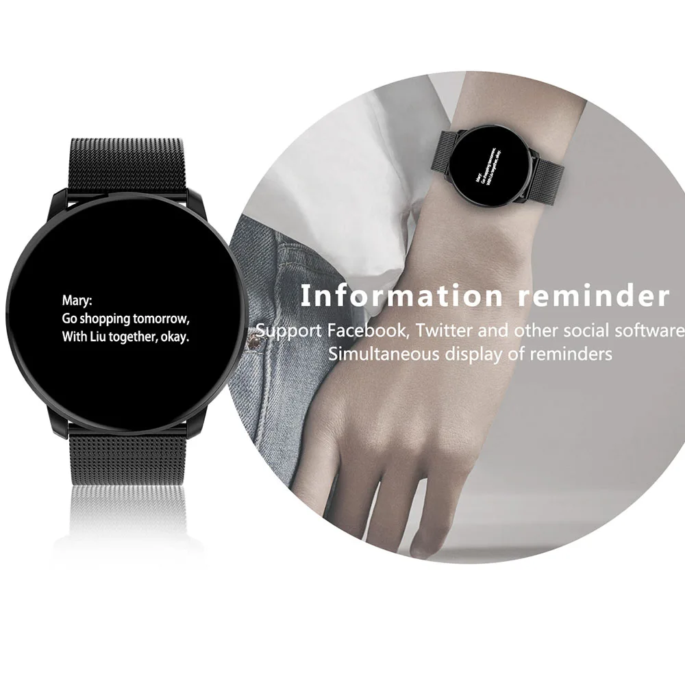 

M9 Smartband Bluetooth 4.0 Wristbands Waterproof IP67 0.95 inches OLED color screen Support Multi-sport mode and Health tracker