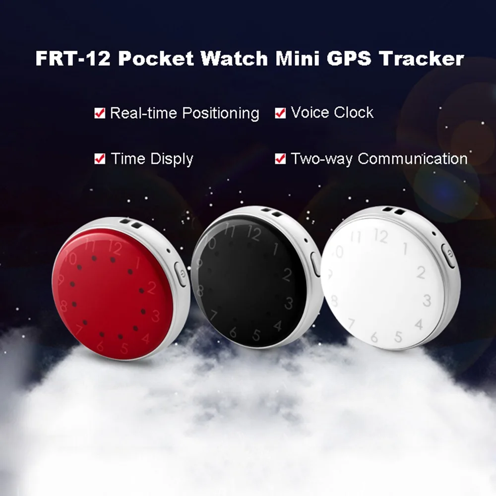 Мини GPS трекер для путешествий спорта на открытом воздухе карманные часы