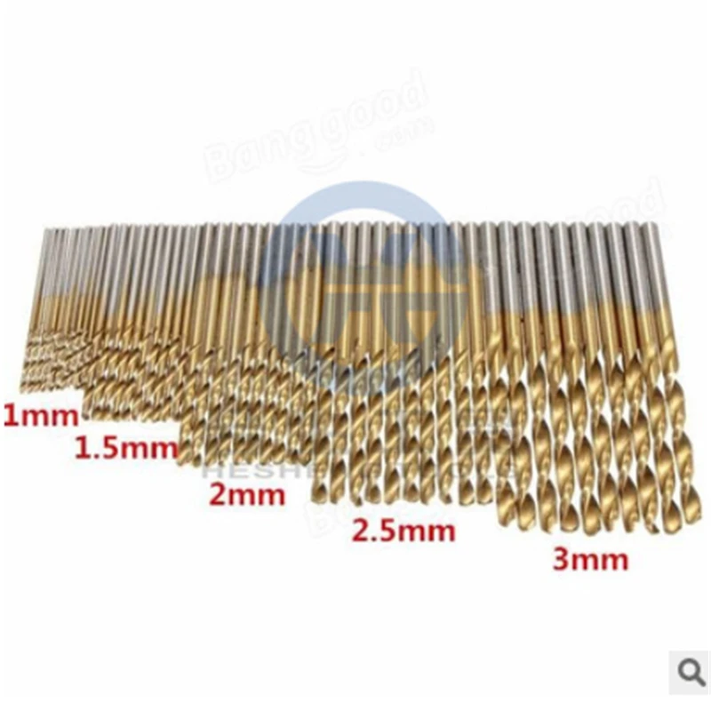 

99 pieces high speed steel twist drill metal titanium nitride hole Auto repair tool accessories