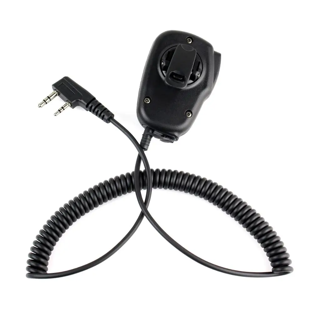 10PCS Speaker Microphones For Walkie Talkies With 2Pin PTT Mic 3.5mm Earphone Jack For Kenwood/Baofeng UV-5R/UV-82 Retevis RT5R