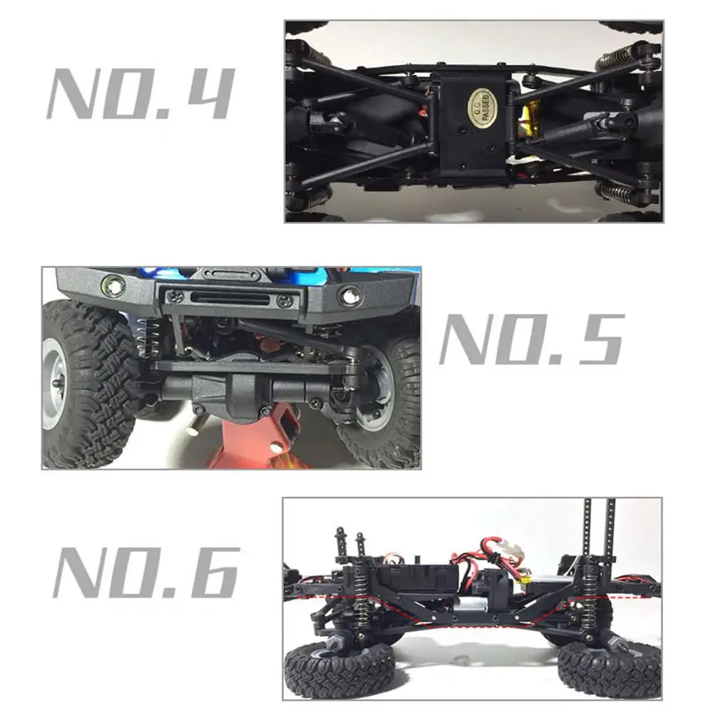 URUAV 1/2 батарея D1RC 1/24 2,4G 4WD Мини Rc автомобиль пропорциональное управление водонепроницаемый гусеничный электрический автомобиль RTR модель детские игрушки