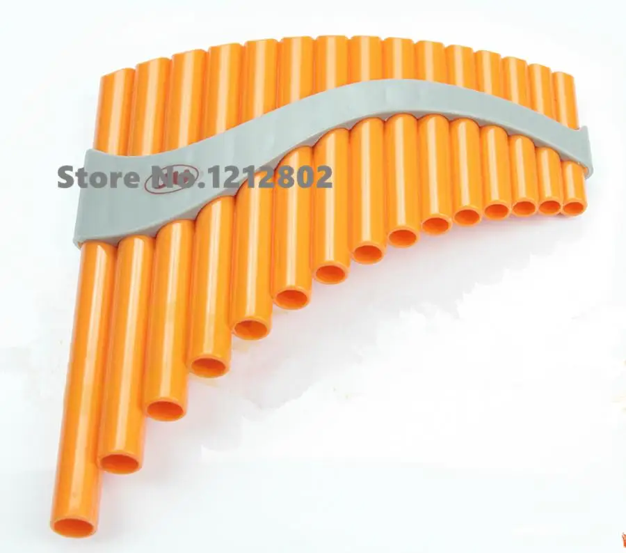 Instrumento de Vento Panflute Tubos Panpipe Flauta Chave g Artesanal Instrumentos Musicais Folclórica 15 Abs