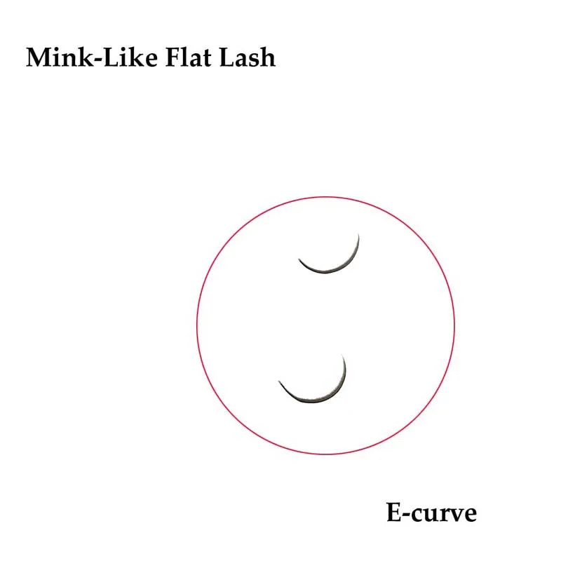 CrownLASH Black Mink-Like D 0,20 8-13 мм плоские ресницы Роскошные ресницы для наращивания очень мягкие вьющиеся