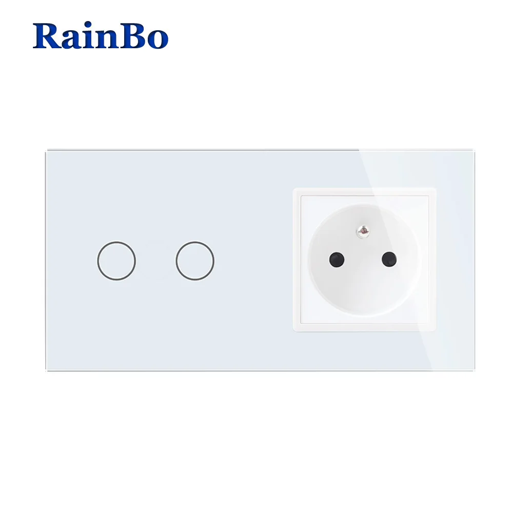 RainBo Luxury-управление сенсорным экраном-закаленное стекло-панель-настенный