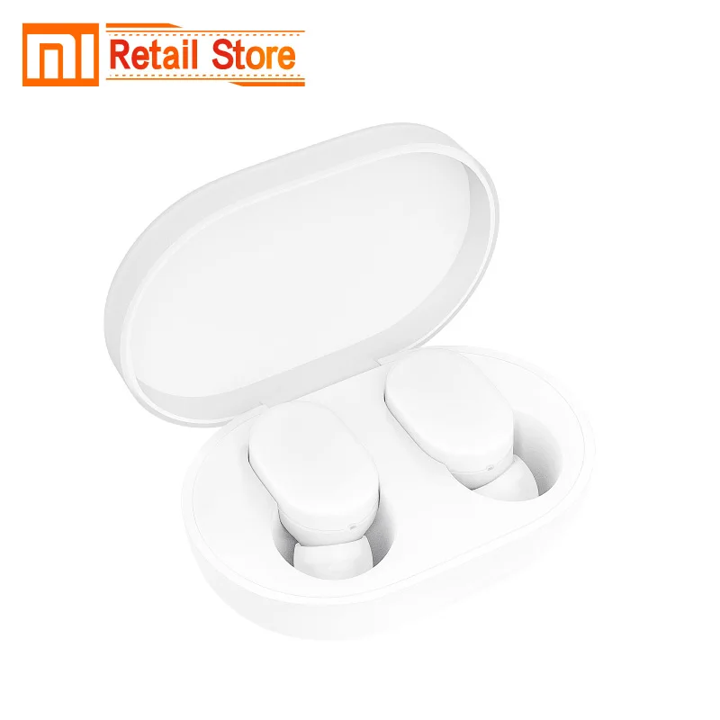 Новый Xiaomi Mijia TWS AirDots bluetooth наушники Молодежная версия стерео Бас BT 5 0 Eeadphones с