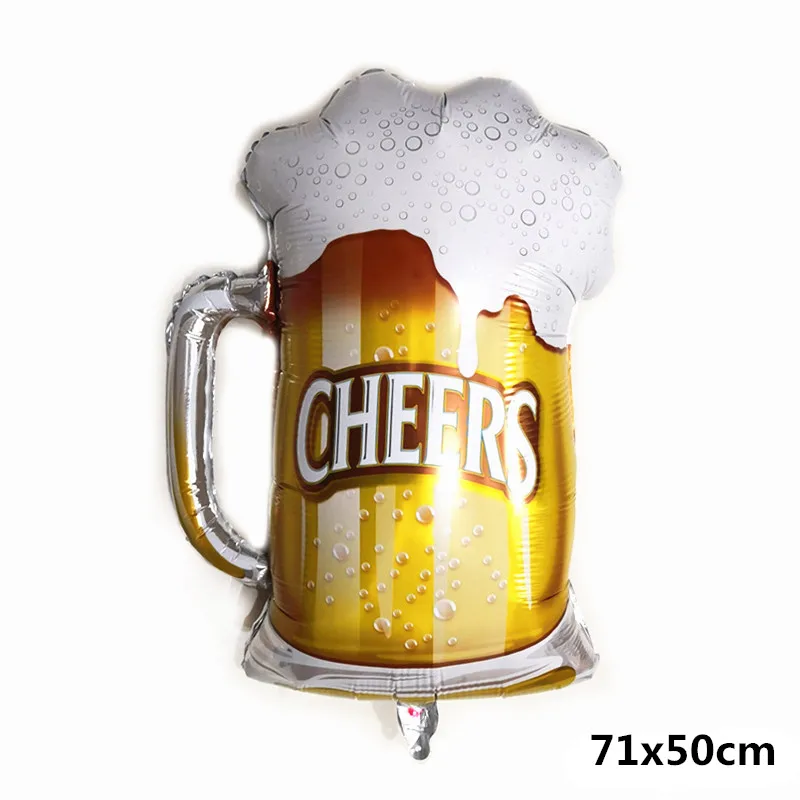 Beer Бутылки вина Виски фольги воздушные шары с днем рождения украшения для взрослых детей надувные шарики для свадьбы события вечерние шары - Цвет: Beer
