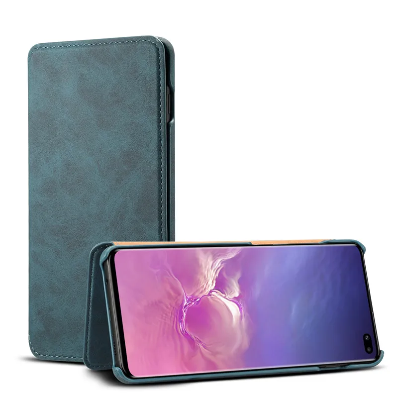 Newisdom для samsung s10 Чехол кожаный кошелек Чехол Galaxy S10 плюс Чехол s10e(полиуретан) С Откидывающейся Крышкой и отделением для карт для мужчин s9 бизнес