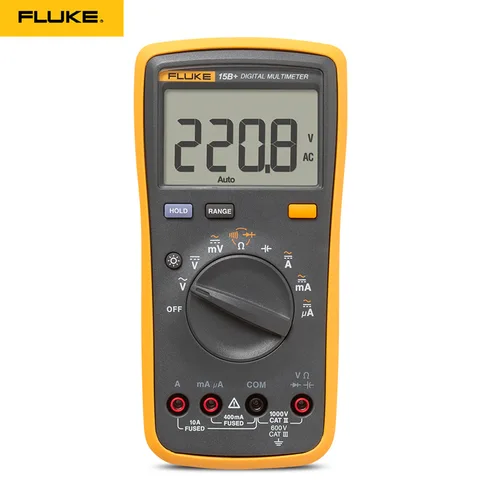 Мультиметр Fluke 15B +/Fluke 17B +/Fluke 18B +/Fluke12E + автоматический цифровой измеритель диапазона DMM AC/DC/диод/R/C тестер напряжения и тока