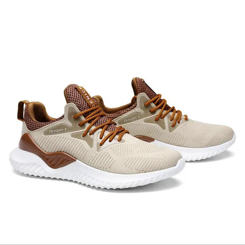 Мужская спортивная обувь для бега летние дышащие легкие кроссовки на платформе