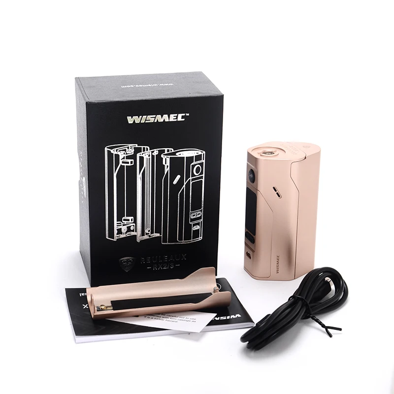 Оригинальный wismec reuleaux RX2/3 Box Mod обновленная RX200 мод двойная защита цепи 18650 коробка
