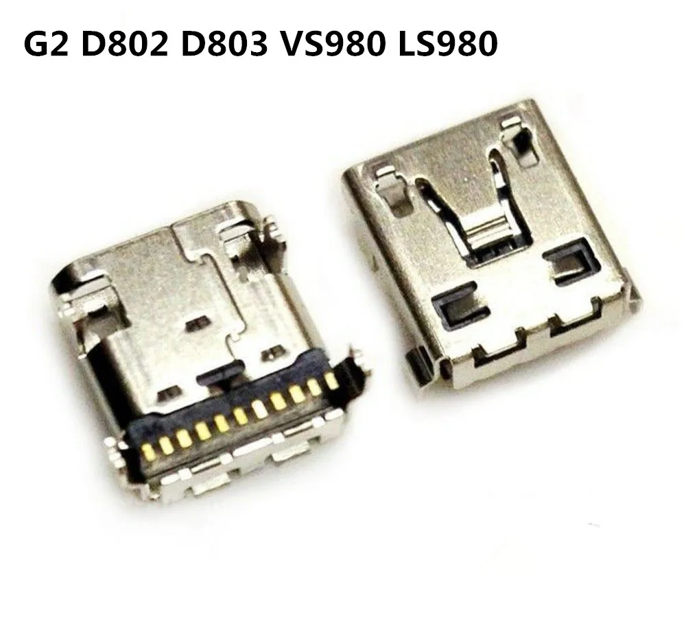 Оригинальный зарядный порт для LG G2 D802 D803 VS980 LS980 микро USB разъем гнездо Запасная
