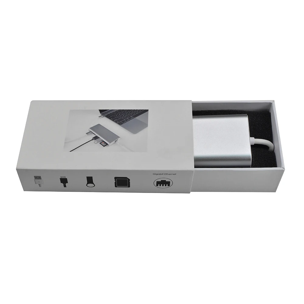 USB Type C Docking Station 6 All in 1 to HDMI Gigabit Ethernet RJ45 Lan Adapter PD Charging Port 2 3.0 Drop Shipping | Компьютеры и