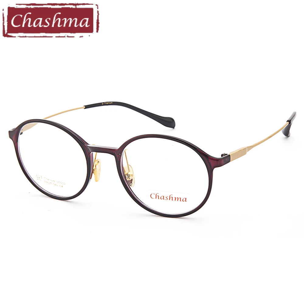 Мужские и женские круглые очки Chashma, круглые очки из бета-титана, стильные трендовые очки для студентов