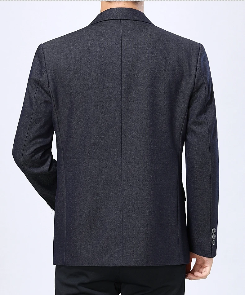WAEOLSA Man Smart Casual Blazer Wine Red Navy Blue Jacket Suits Men Slim Fit Blazers Spring Autumn Suit Coat Blazer Masculino XL