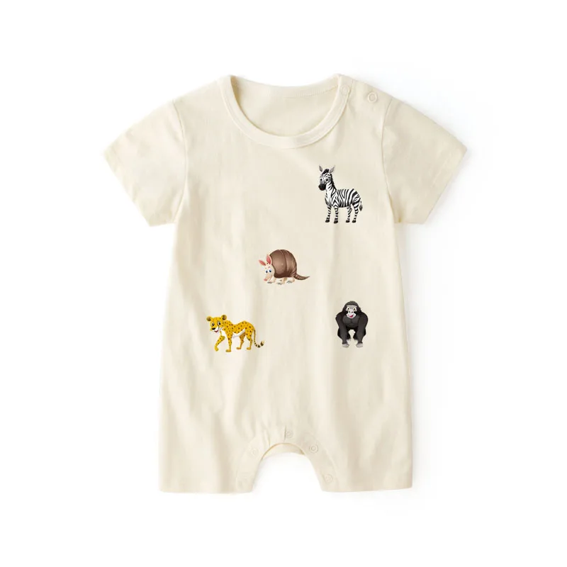 7 шт./компл. Giraffa нашивки в виде животных для детей Костюмы DIY Декор в виде льва Горилла передачи тепла стираемые наклейки утюг на горный хрусталь аппликации