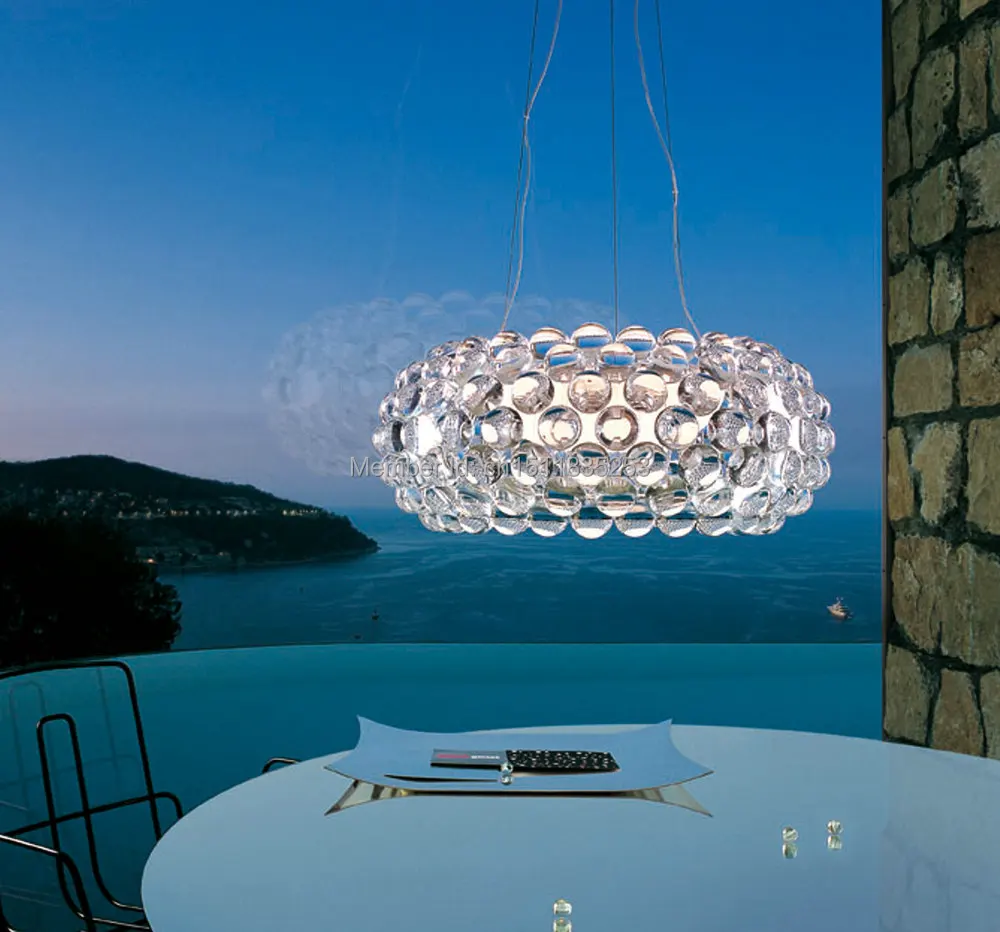 Современный светодиодный подвесной светильник диам. 35 см 50 65 Foscarini Caboche Ball для