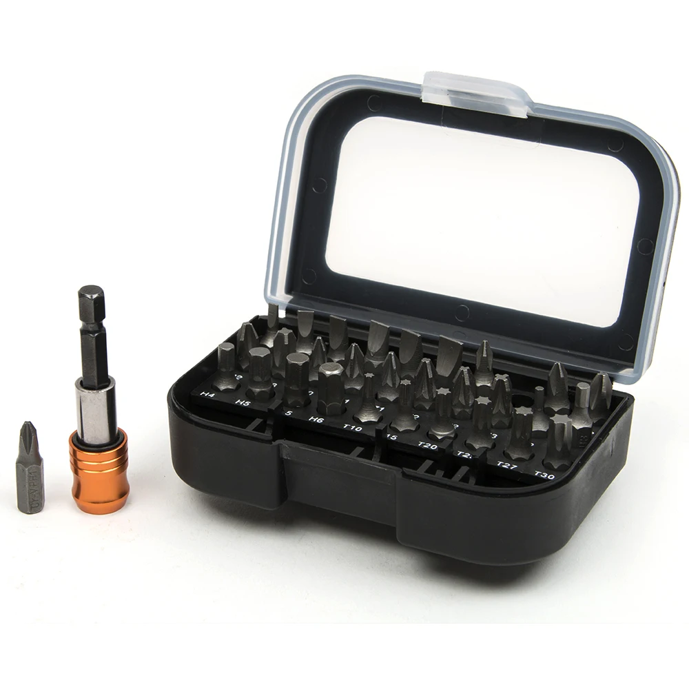 31 шт./компл. магнитный держатель Профессиональный Набор отверток с чехлом
