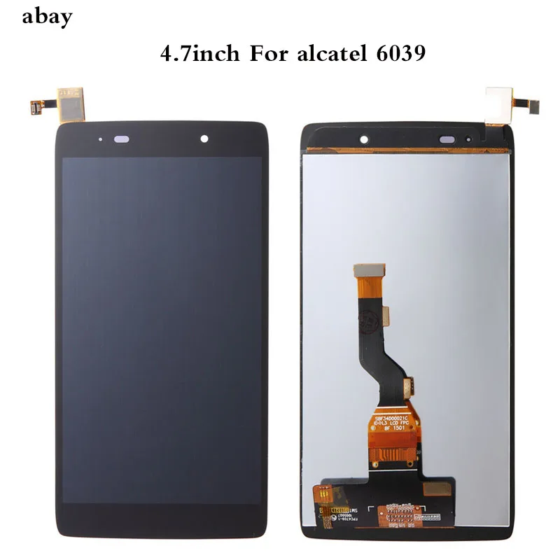ЖК дисплей с диагональю 4 7 дюйма и фотоэлементами для Alcatel One Touch Idol 3 LTE 6039 6039A 6039K 6039Y
