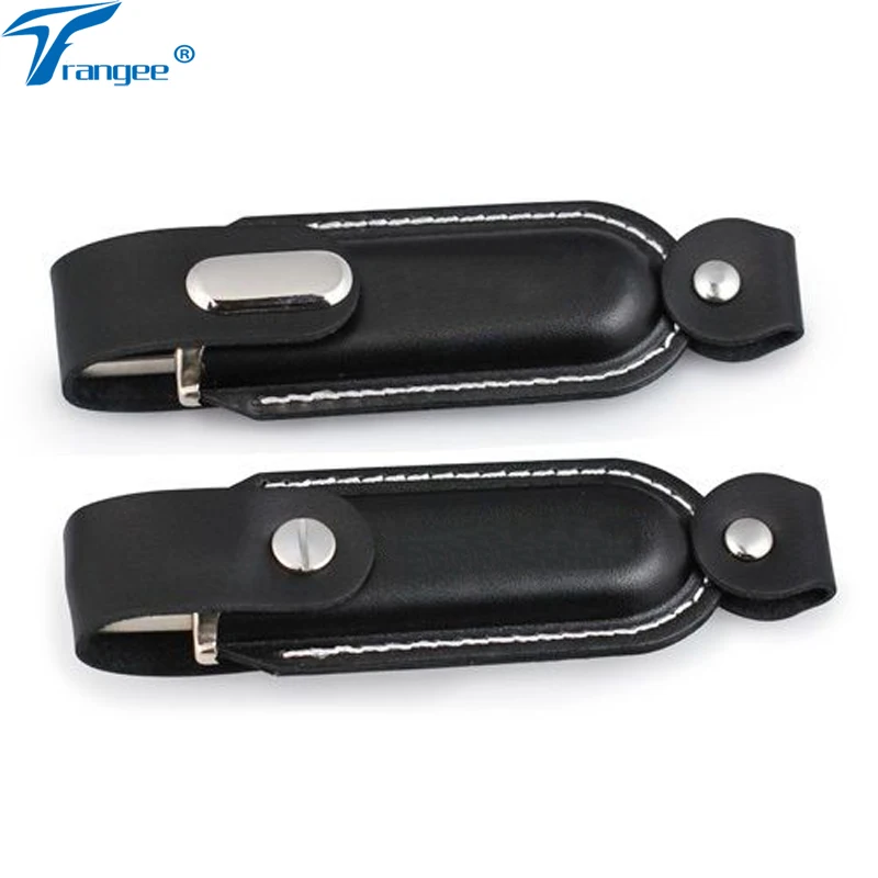 Trangee металлический кожаный брелок Флешка usb флеш-накопитель 32 ГБ 16 8 USB 2 0