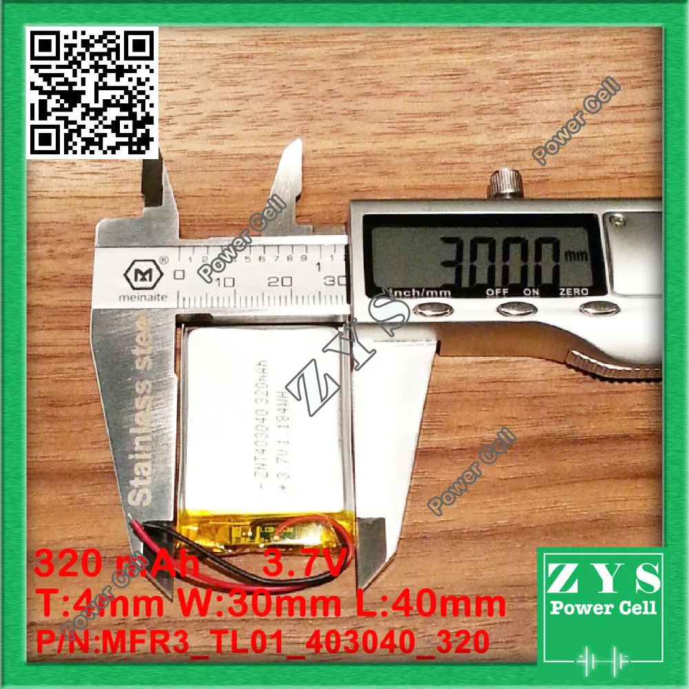 Безопасная упаковка (уровень 4) 3 7 в литий-полимерная батарея 043040 403040 мАч MP3 MP4 GPS
