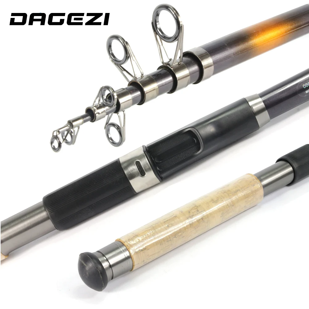 DAGEZI 6 секций 2 1 м/2 4 7 м/3 0 м кастинговое удилище карбоновое спиннинговое рыболовное