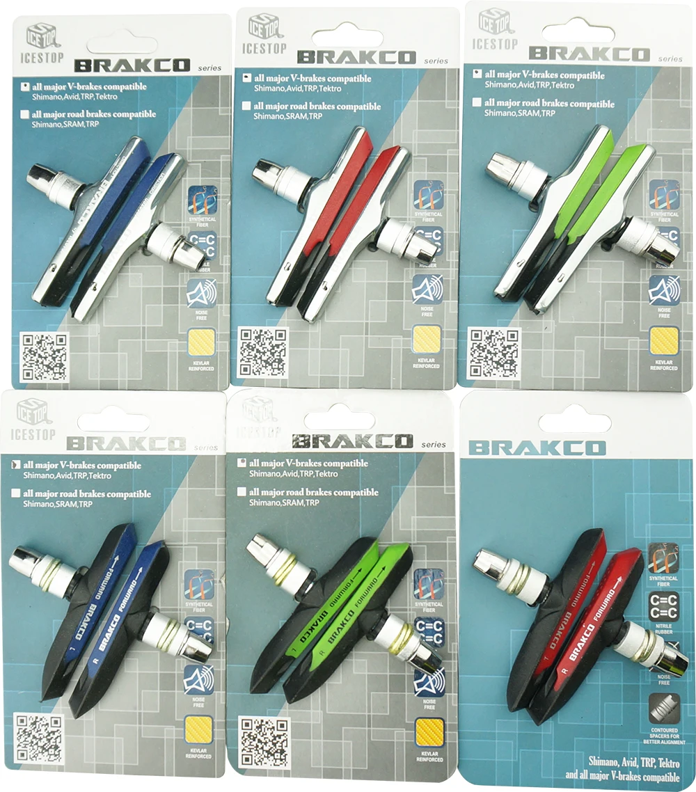 1 пара велосипед горная дорога Велосипедный Спорт Велоспорт торможения V-brake