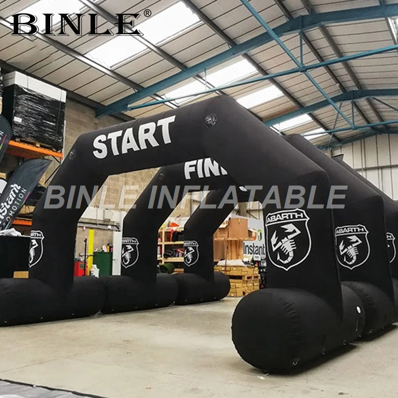 Free shipping portable black outdoor event cheap inflatable arch running race entrance bow for sale | Игрушки и хобби