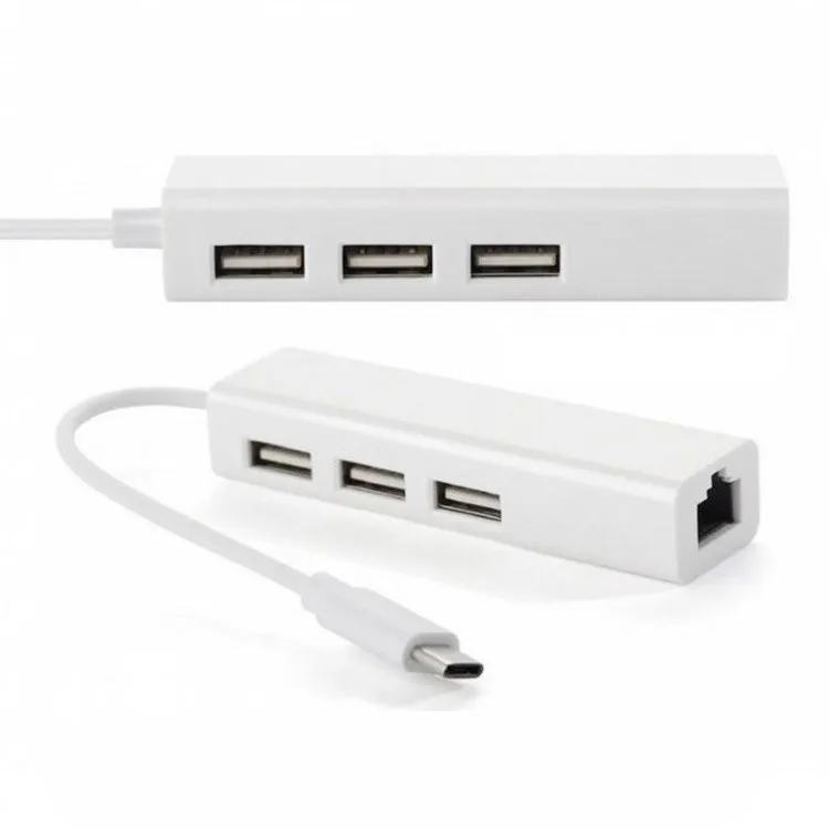 USB 3 1 Type C USB-C с несколькими портами концентратор Ethernet сетевой LAN адаптер для Chromebook |