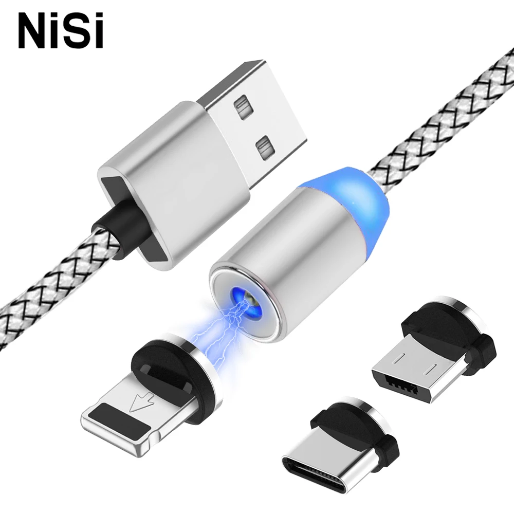 

Магнитный кабель 3 в 1 для iPhone, Samsung, 8 контактов, USB Type-C