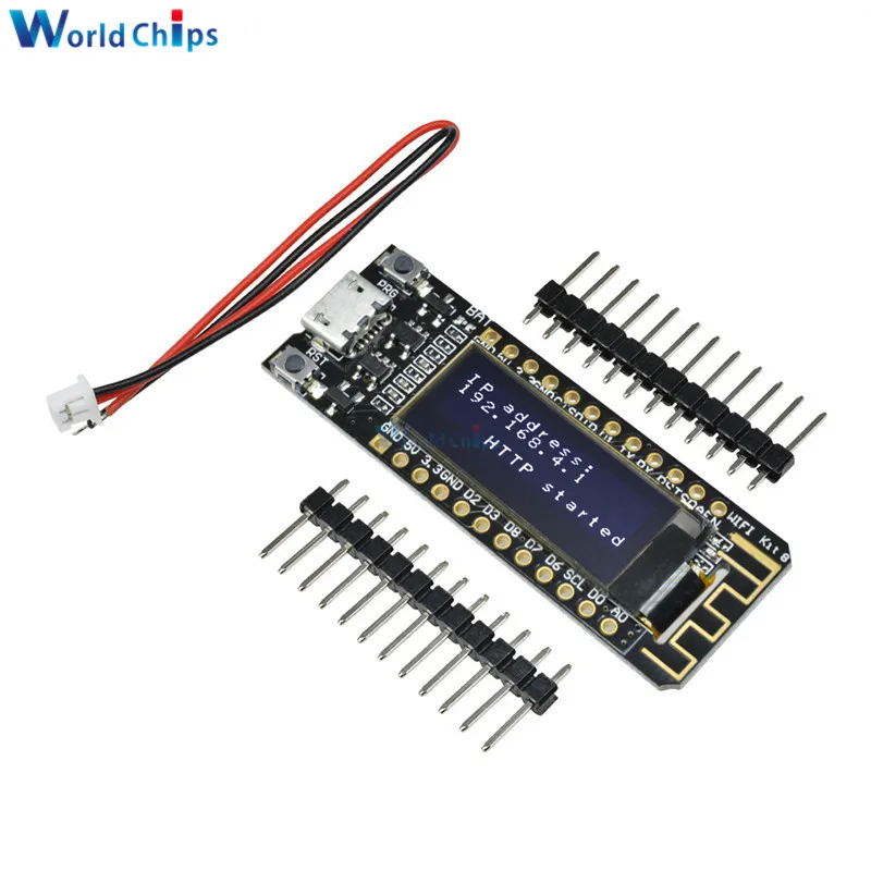 Модуль ESP8266 0 91 дюйма OLED CP2014 32 Мб флэш-памяти Wi-Fi Интернет вещей печатная плата для