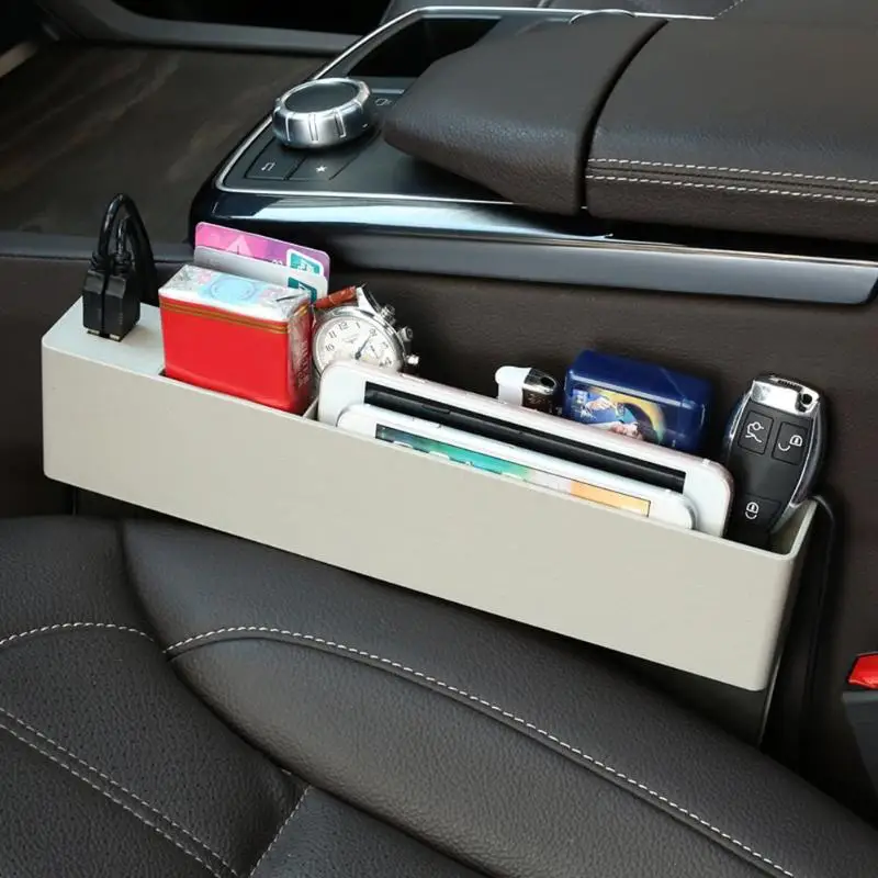 Автомобильный Органайзер двойной usb-порт для зарядки автомобильного сиденья Коробка Для Хранения Caddy Seat щелевой зазор карман для мобильного телефона карта автомобильные аксессуары