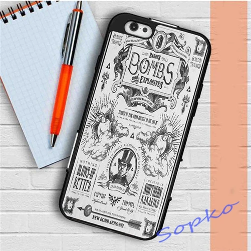 Бомбы легенда О Zelda Hyrule Vintage чехол для iphone 4 4S 5 5S 5C SE 6 плюс s 7 # MA1372|6s plus|6 pluslegends case |