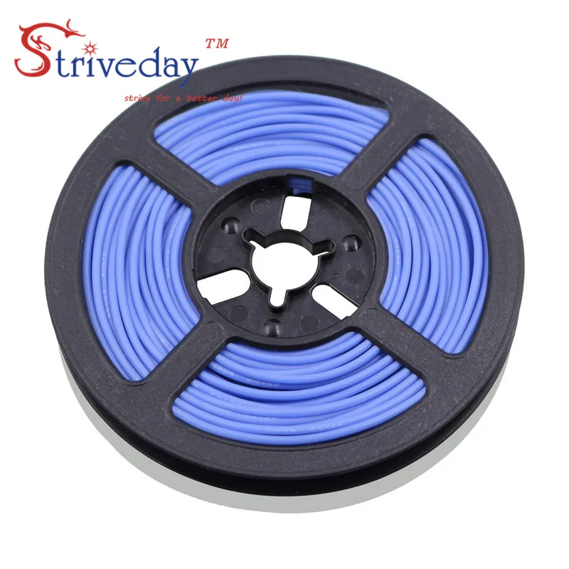 

Гибкий силиконовый провод 16AWG, 100 м/катушка, устойчивый к высоким температурам, луженая медная проволока, шнур питания RC, электронный кабель «сделай сам»