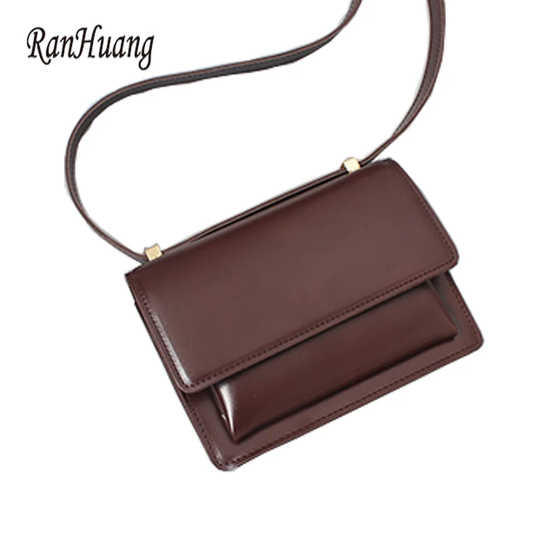 RanHuang новинка 2019 женские винтажные высококачественные сумки через плечо из