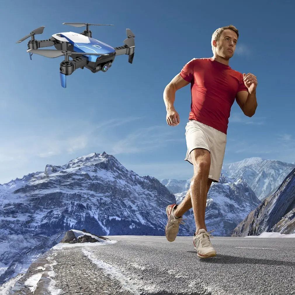 Дрон Квадрокоптер X12 4CH RC Складная Высота удержания с Wi-Fi камера живое видео один ключ возврат Безголовый режим 3D флип