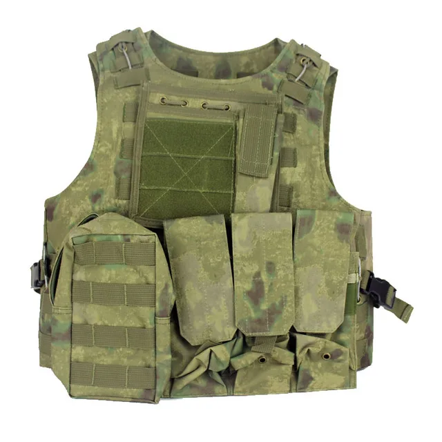 Быстросъемный военный модульный тактический жилет CIRAS Molle армейский для