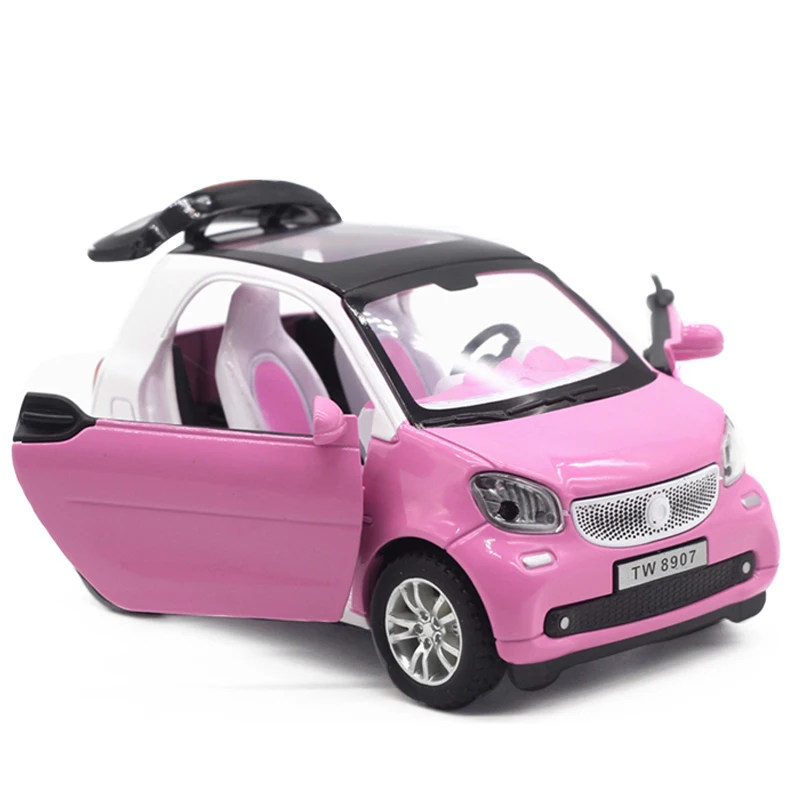 Hommate Smart 1:24 весы для двух моделей автомобилей сплава металла литья под давлением игрушка модель машины подарок автомобили игрушки для детей
