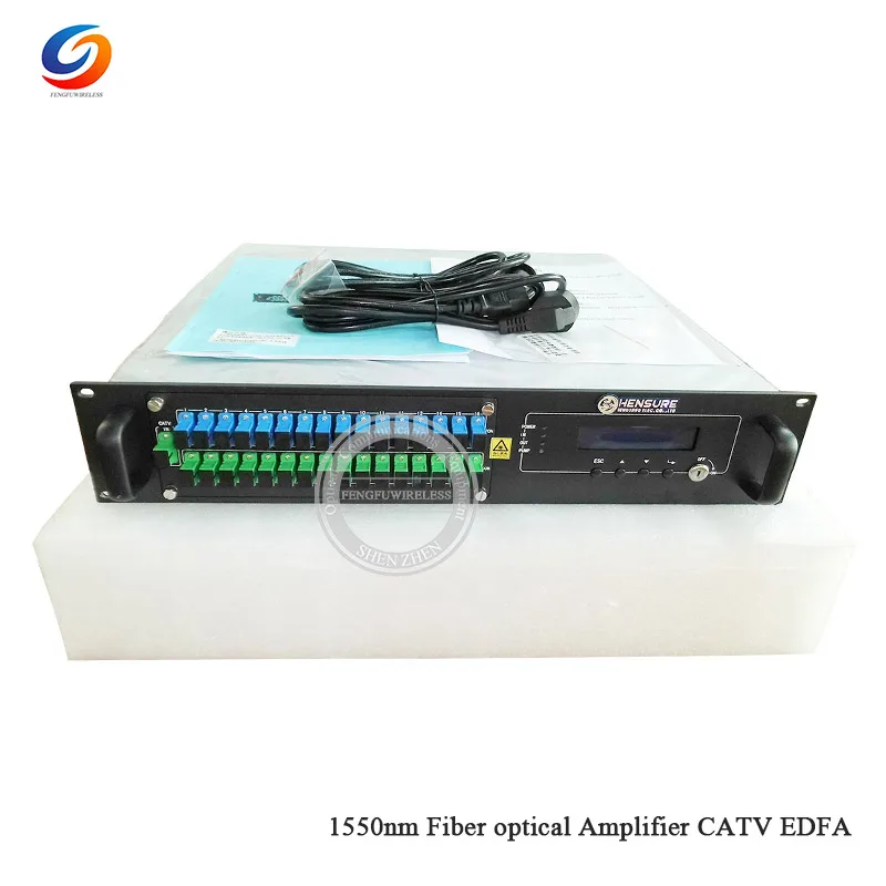 Лучшая цена FTTH SC/APC SC/UPC CATV сеть 1550 нм 32 порта 23dbm PON EDFA высокомощный оптический
